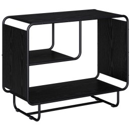 KOMODA CZARNY DĄB 80 X 37,5 X 64,5 CM MATERIAŁ DREWNOPOCHODNY