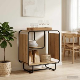 VidaXL Komoda Dąb artisan 60 x 37.5 x 64.5 cm Materiał drewnopochodny