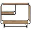 VidaXL Komoda Dąb artisan 80 x 37,5 x 64,5 cm Materiał drewnopochodny