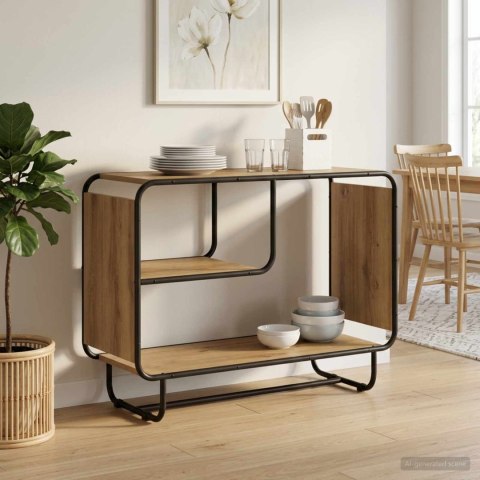 VidaXL Komoda Dąb artisan 93.5 x 37.5 x 64.5 cm