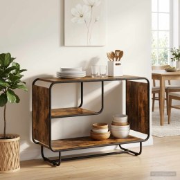 VidaXL Komoda Dąb wędzony 93.5 x 37.5 x 64.5 cm