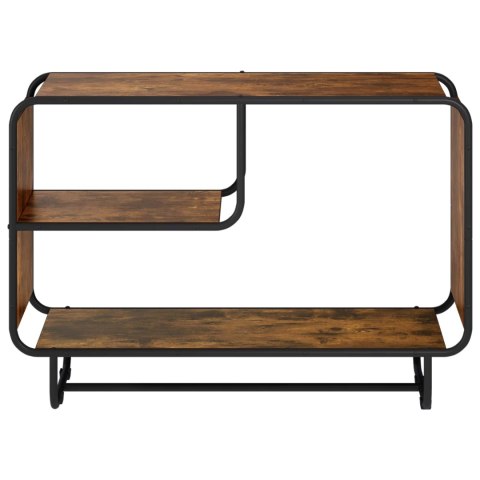 VidaXL Komoda Dąb wędzony 93.5 x 37.5 x 64.5 cm