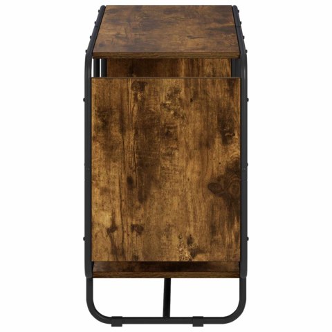 VidaXL Komoda Dąb wędzony 93.5 x 37.5 x 64.5 cm