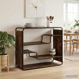 VidaXL Komoda Dąb wędzony 98 x 37,5 x 75,5 cm Materiał drewnopochodny
