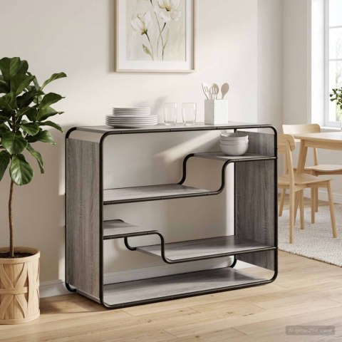KOMODA SZARY SONOMA 98 X 37,5 X 75,5 CM MATERIAŁ DREWNOPOCHODNY