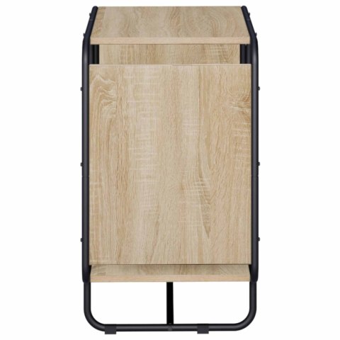 VidaXL Komoda dąb Sonoma 60 x 37.5 x 64.5 cm Materiał drewnopochodny