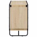 VidaXL Komoda dąb Sonoma 80 x 37,5 x 64,5 cm Materiał drewnopochodny