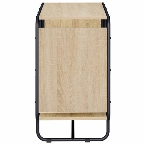 VidaXL Komoda dąb Sonoma 80 x 37,5 x 64,5 cm Materiał drewnopochodny