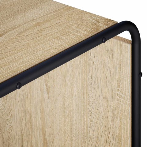 VidaXL Komoda dąb Sonoma 80 x 37,5 x 64,5 cm Materiał drewnopochodny