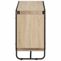 KOMODA DĄB SONOMA 93.5 X 37.5 X 64.5 CM MATERIAŁ DREWNOPOCHODNY