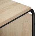 KOMODA DĄB SONOMA 93.5 X 37.5 X 64.5 CM MATERIAŁ DREWNOPOCHODNY
