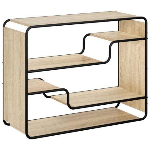 VidaXL Komoda dąb Sonoma 98 x 37,5 x 75,5 cm Materiał drewnopochodny