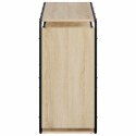 VidaXL Komoda dąb Sonoma 98 x 37,5 x 75,5 cm Materiał drewnopochodny