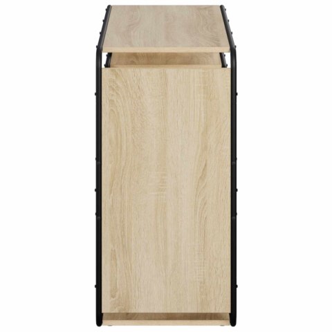 VidaXL Komoda dąb Sonoma 98 x 37,5 x 75,5 cm Materiał drewnopochodny