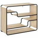 VidaXL Komoda dąb Sonoma 98 x 37,5 x 75,5 cm Materiał drewnopochodny