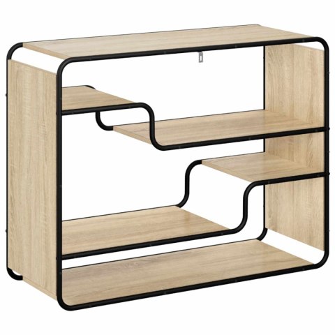 VidaXL Komoda dąb Sonoma 98 x 37,5 x 75,5 cm Materiał drewnopochodny