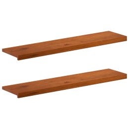 PARAPETY 2 SZT. BRĄZOWY 110 X 25 X 2 CM DĄB LITE