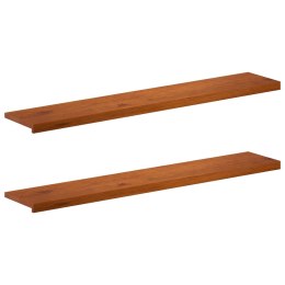 PARAPETY 2 SZT. BRĄZOWY 140 X 25 X 2 CM DĄB LITE