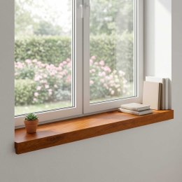 VidaXL Parapety 2 szt. brązowy 70 x 15 x 2 cm Dąb lite