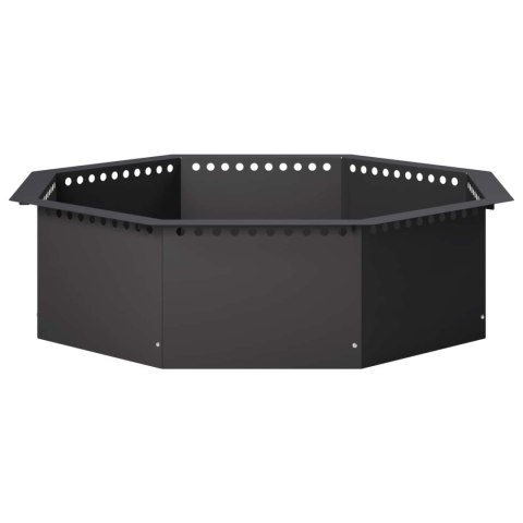 PIERŚCIEŃ DO OGNISKA CZARNY 90 X 90 X 25 CM STAL
