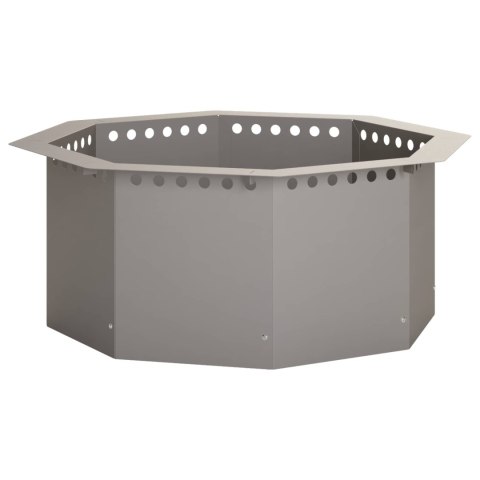 VidaXL Pierścień do ogniska Rdzawy 60 x 60 x 25 cm Stal kortenowska