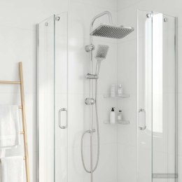 VidaXL System prysznicowy z głowicą prysznicową chromowany