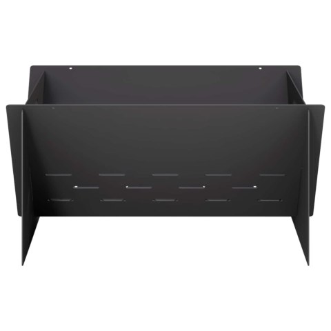 KOMINEK CZARNY 40 X 40 X 20 CM STAL