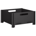 VidaXL Kominek Czarny 40 x 40 x 20 cm Stal