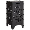 VidaXL Kominek Czarny 47 x 38 x 75 cm Stal