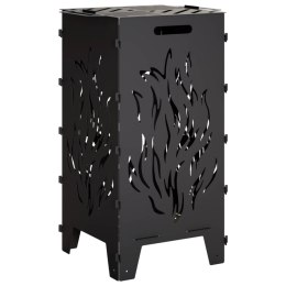 VidaXL Kominek Czarny 47 x 38 x 75 cm Stal