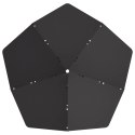 VidaXL Kominek Czarny 53 x 53 x 18,5 cm Stal