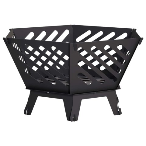 KOMINEK CZARNY 60 X 53 X 30 CM STAL