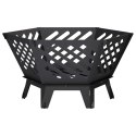 KOMINEK CZARNY 60 X 53 X 30 CM STAL
