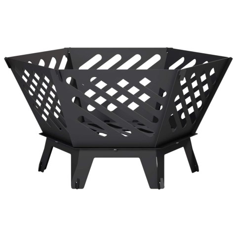 KOMINEK CZARNY 60 X 53 X 30 CM STAL
