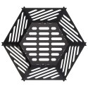 KOMINEK CZARNY 60 X 53 X 30 CM STAL