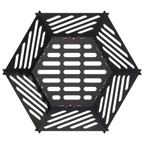 KOMINEK CZARNY 60 X 53 X 30 CM STAL