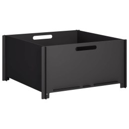 VidaXL Kominek Czarny 60 x 60 x 30 cm Stal