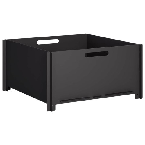 VidaXL Kominek Czarny 60 x 60 x 30 cm Stal