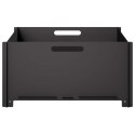 VidaXL Kominek Czarny 60 x 60 x 30 cm Stal