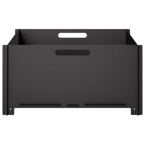 VidaXL Kominek Czarny 60 x 60 x 30 cm Stal