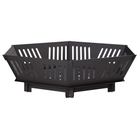 KOMINEK CZARNY 80 X 80 X 23 CM STAL