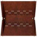 VidaXL Kominek Rdzawy 40 x 40 x 20 cm Stal kortenowska
