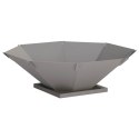 VidaXL Kominek Rdzawy 50 x 50 x 15,5 cm Stal kortenowska