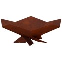 KOMINEK RDZAWY 53 X 53 X 18,5 CM STAL KORTENOWSKA