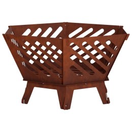 VidaXL Kominek Rdzawy 60 x 53 x 30 cm Stal kortenowska