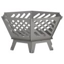 VidaXL Kominek Rdzawy 60 x 53 x 30 cm Stal kortenowska