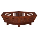 VidaXL Kominek Rdzawy 60 x 60 x 18 cm Stal kortenowska