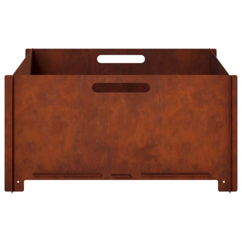 KOMINEK RDZAWY 60 X 60 X 30 CM STAL KORTENOWSKA