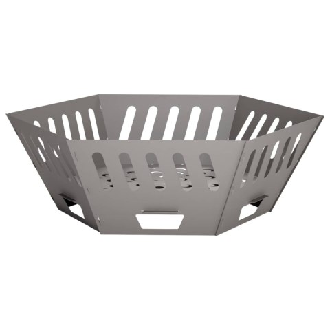 VidaXL Kominek Rdzawy 80 x 80 x 28 cm Stal kortenowska