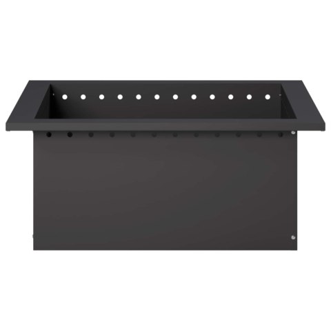 PIERŚCIEŃ DO OGNISKA CZARNY 60 X 60 X 25 CM STAL